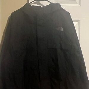 The North Face Black Hooded Rain Jacket